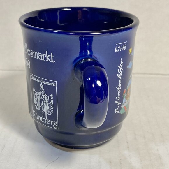 Vintage German Christmas Market Coffee Cup Nurnberger Christkindlesmarkt 1999 - Picture 6 of 16